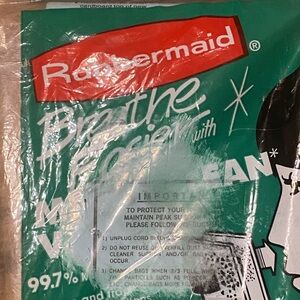 Rubbermaid Micro-Clean Vacuum Bags with Green Seal Royal Dirt Devil